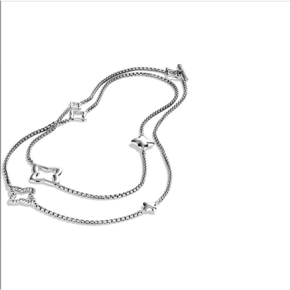 David Yurman Quatrefoil Chain Necklace - Picture 3 of 6